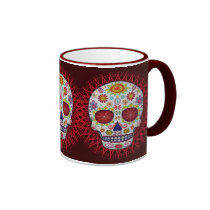 Sugar Skull Mug mugs