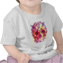 SUGAR SKULL PSYCHEDELIC PRINT SHIRTS