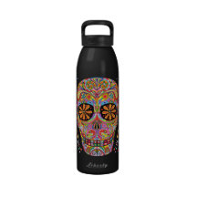 Sugar Skull Water Bottle