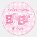Sugar & Spice Bunny Shower Sticker