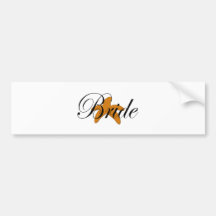 Sugar Starfish Bride Bumper Sticker