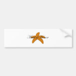 Sugar Starfish Maid of Honour Bumper Sticker