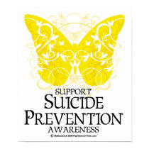 Suicide Prevention Butterfly posters