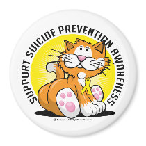 Suicide Prevention Cat magnets