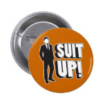 Suit Up! Pinback Buttons