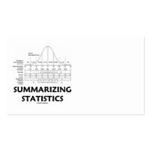 Summarising Statistics (Educational Attitude) Business Cards