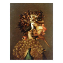 Summary Description Giuseppe Arcimboldo The Air . Post Card