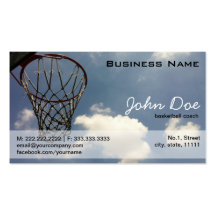 Summer Basketball Business Card Templates