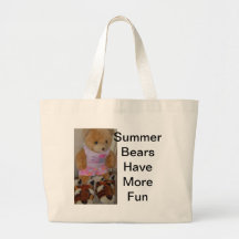 "Summer Bear in Tiger Shoes"  CricketDiane Bags