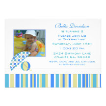 Summer Birthday Party Invitation
