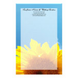 Summer Blue Sky with Yellow Sunflower Personalised Stationery