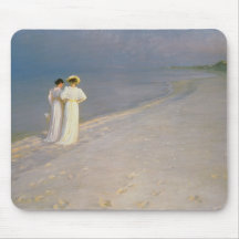 Summer Evening on the Skagen Southern Beach Mousepads