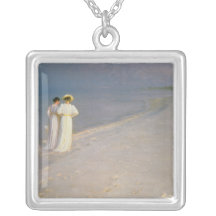 Summer Evening on the Skagen Southern Beach Personalized Necklace