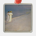Summer Evening on the Skagen Southern Beach Ornaments