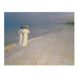 Summer Evening on the Skagen Southern Beach Postcard