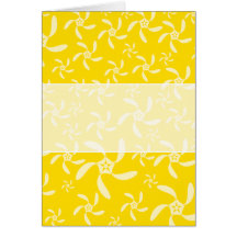 Summer Floral Design. Sunny Yellow. Cards