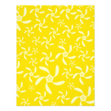 Summer Floral Design. Sunny Yellow. Personalised Announcement