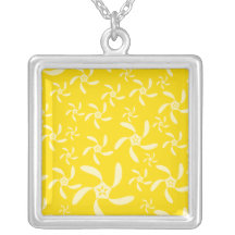 Summer Floral Design. Sunny Yellow. Pendant