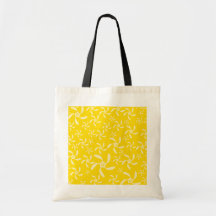 Summer Floral Design. Sunny Yellow. Tote Bag