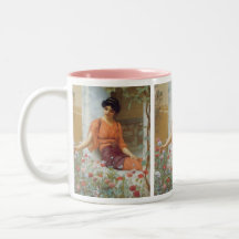 Summer Flowers by John William Godward Coffee Mug