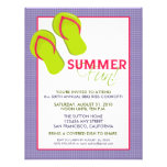 Summer Fun Picnic/BBQ Invitation (purple)
