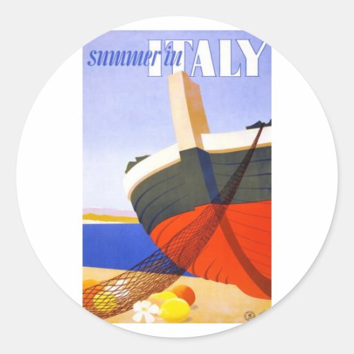 Summer in Italy Sticker