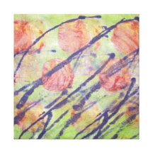 Summer Lanterns Stretched Canvas Print