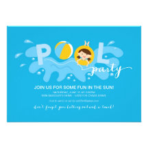 Summer Pool Party Announcement