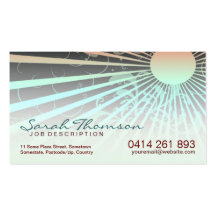 Summer Sunshine Business Card