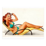 Summer Time Pin-Up Post Cards