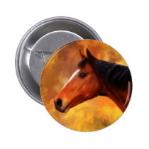 Summers End - Quarterhorse Art buttons