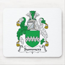 Summers Family Crest Mouse Pad