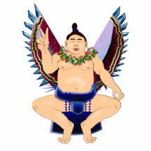 sumo holiday angel cut out