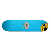 Sun and Cloud Deck Skate Board Deck
