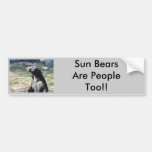Sun Bear Bumper Stickers
