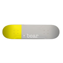 sun bear. skate board decks