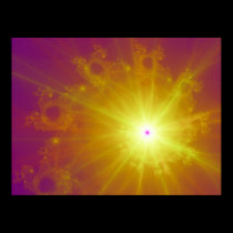 Sun Child Fractal Art posters