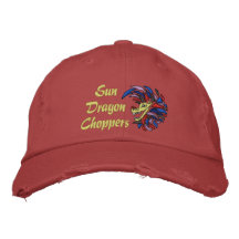 Sun Dragon Choppers Embroidered Baseball Cap