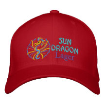Sun Dragon, Lager Embroidered Hats