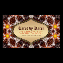 Sun Earth Goddess Tarot Business Cards business cards