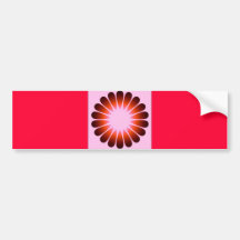 SUN FLOWER BUMPER STICKERS