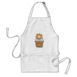 Sun Flower Kid in Basket Aprons