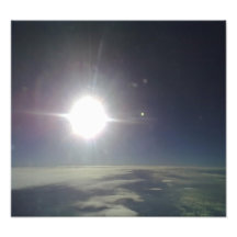 Sun form the sky photo print