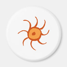 Sun Fridge Magnet