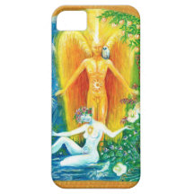 Sun God and Moon Goddes I phone 5 Case iPhone 5 Case