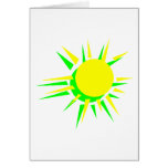 Sun Greeting Card