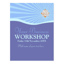 Sun Hills Business Workshop Invitation template Postcard