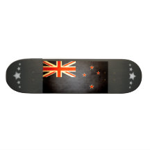 Sun kissed New Zealand Flag Skate Board Decks