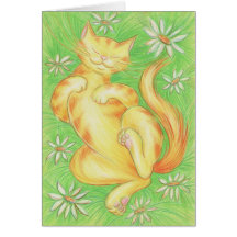 Sun Lover greetings card