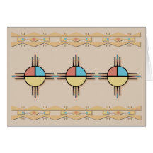 Sun Motif Greeting Cards